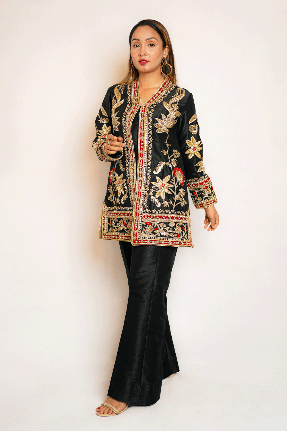 BLACK JACKET 1 SJ-3 Handmade - Sillhouete