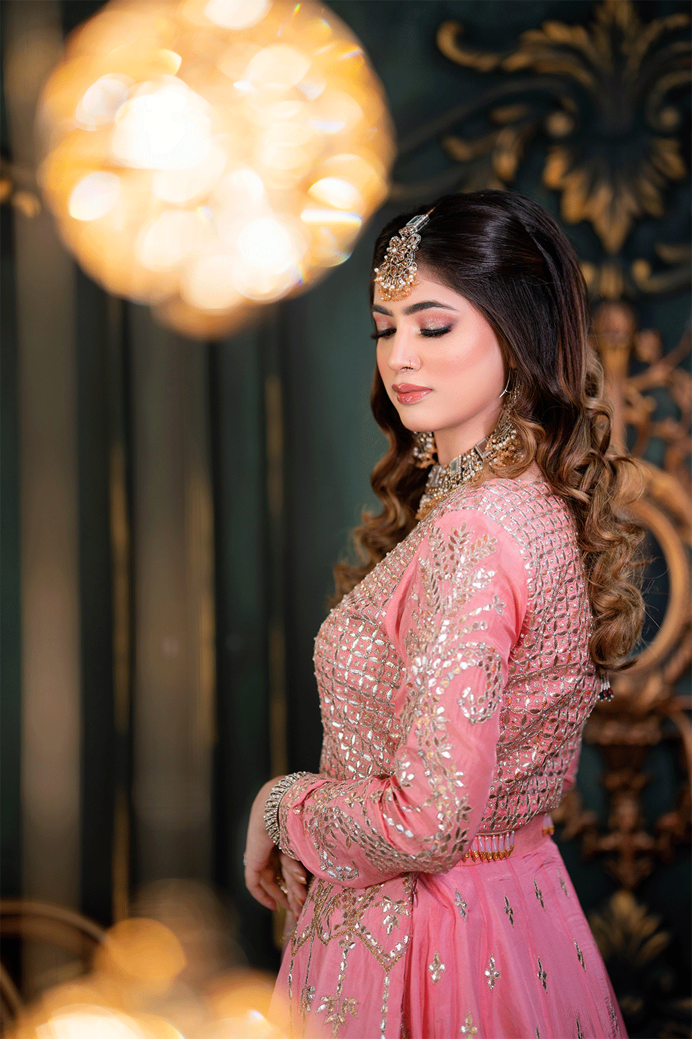Pink Lehnga  for walima