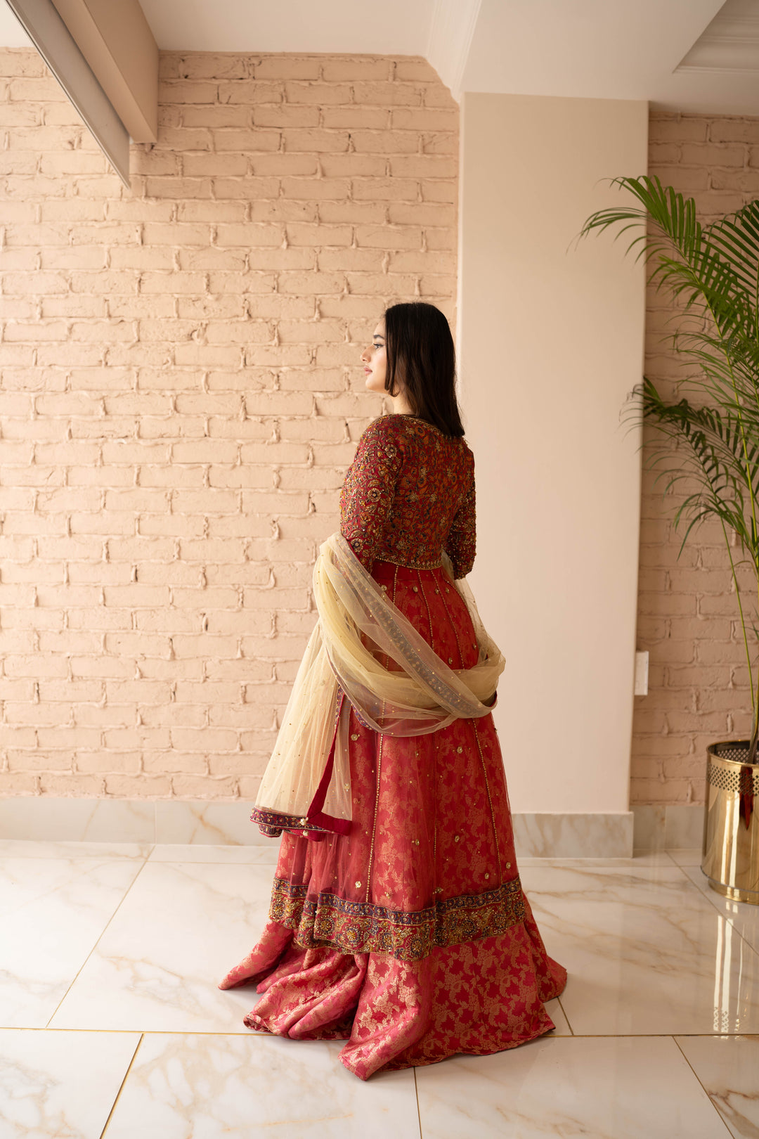 ANAARI BLOCK PRINT SHA-1 Zarqaa Collection - Sillhouete