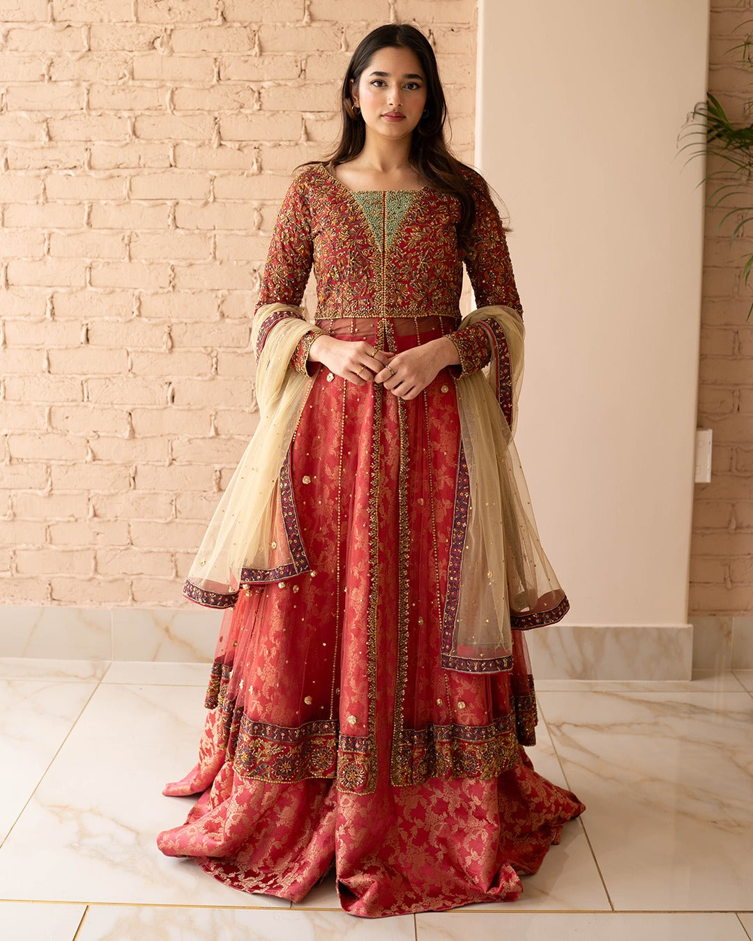 ANAARI BLOCK PRINT SHA-1 Zarqaa Collection - Sillhouete