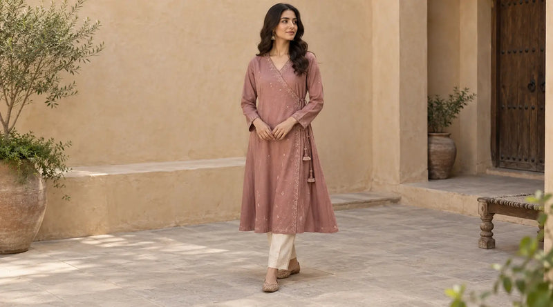 Angrakha Kameez: The Silhouette Everyone’s Wearing In 2026