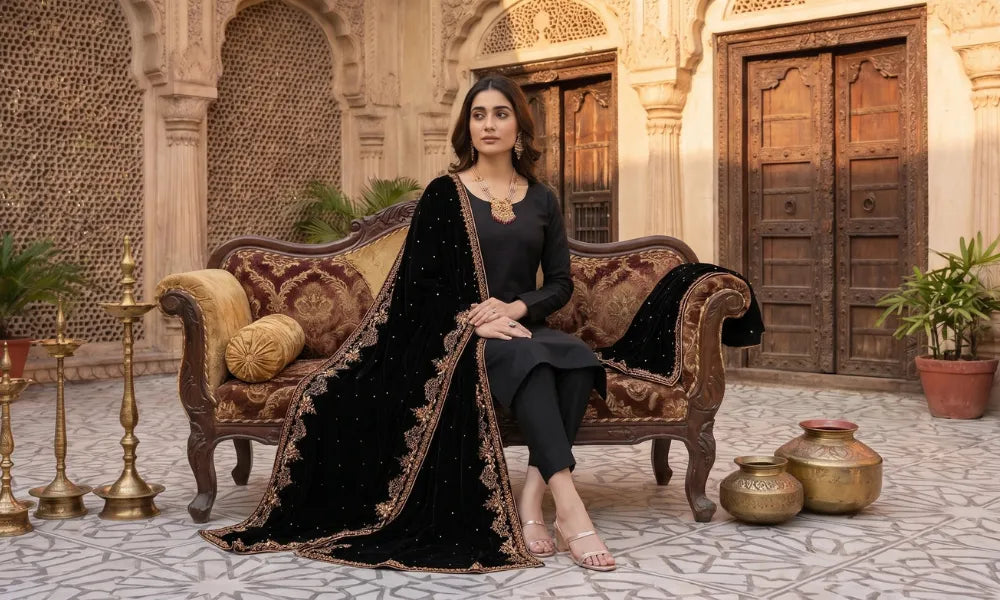 How to Wear a Shawl with a Formal Dress