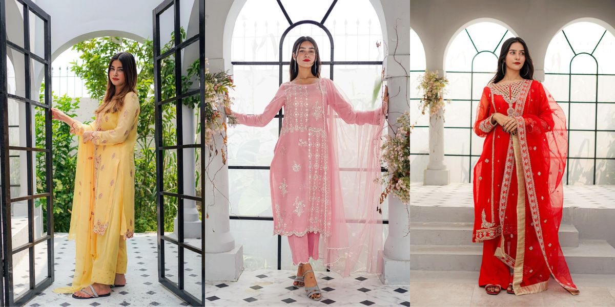 Online Readymade Pakistani Suits in USA: Noor Jahan Collection by Silhouette