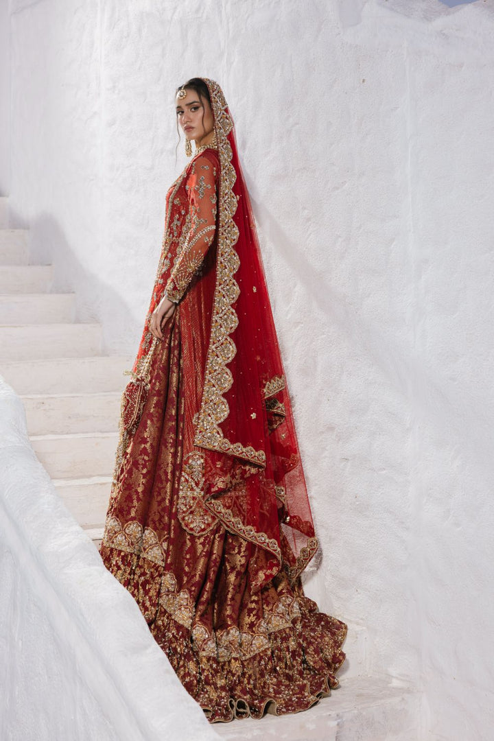 Red Bridal Farshi Sharara (SBM-7)