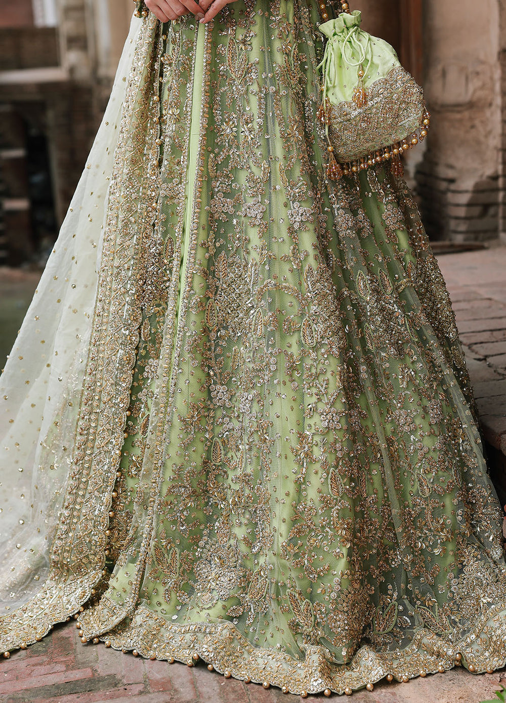 green walima bridal dress Pakistani Wedding Dresses Indian Clothes Embroidery Green Front Open Long Maxi Dress Nikkah Partywear Walima Guest Outfit Custom Stitched