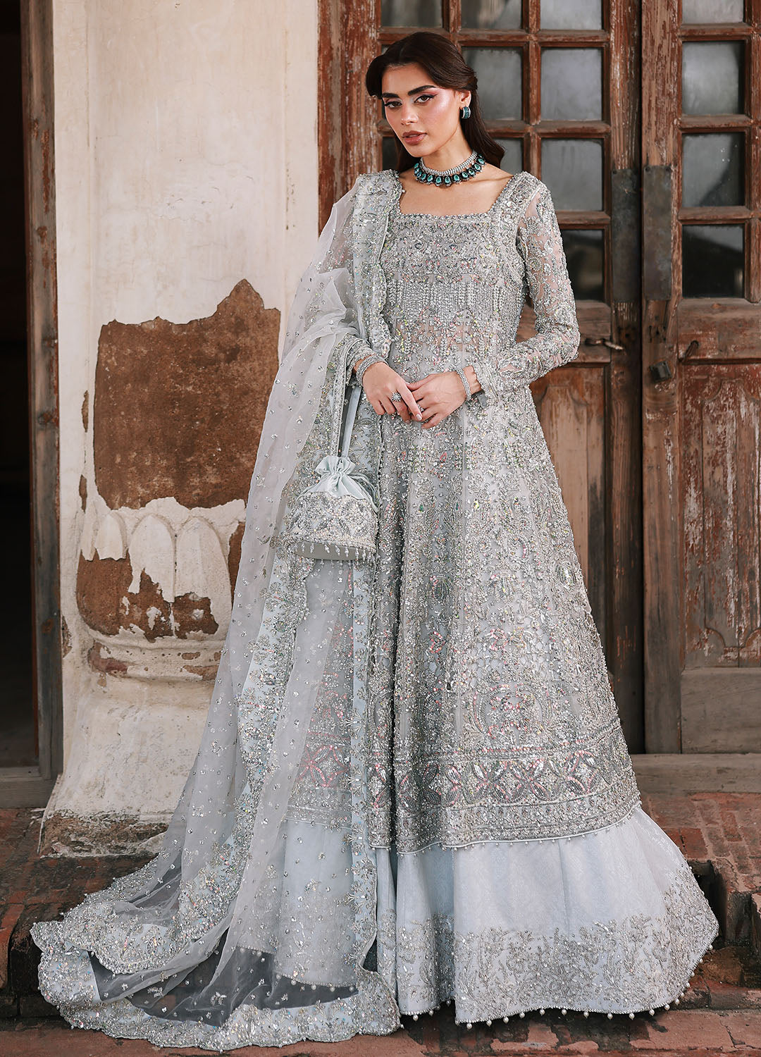 silver walima dress Classic Walima Dresses Arlington Washington USA Bridal Walima Dresses