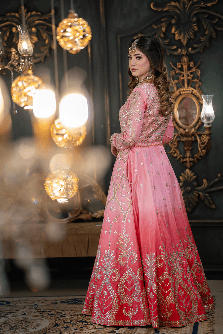 Pink Shaded Lehnga Choli (S-7)