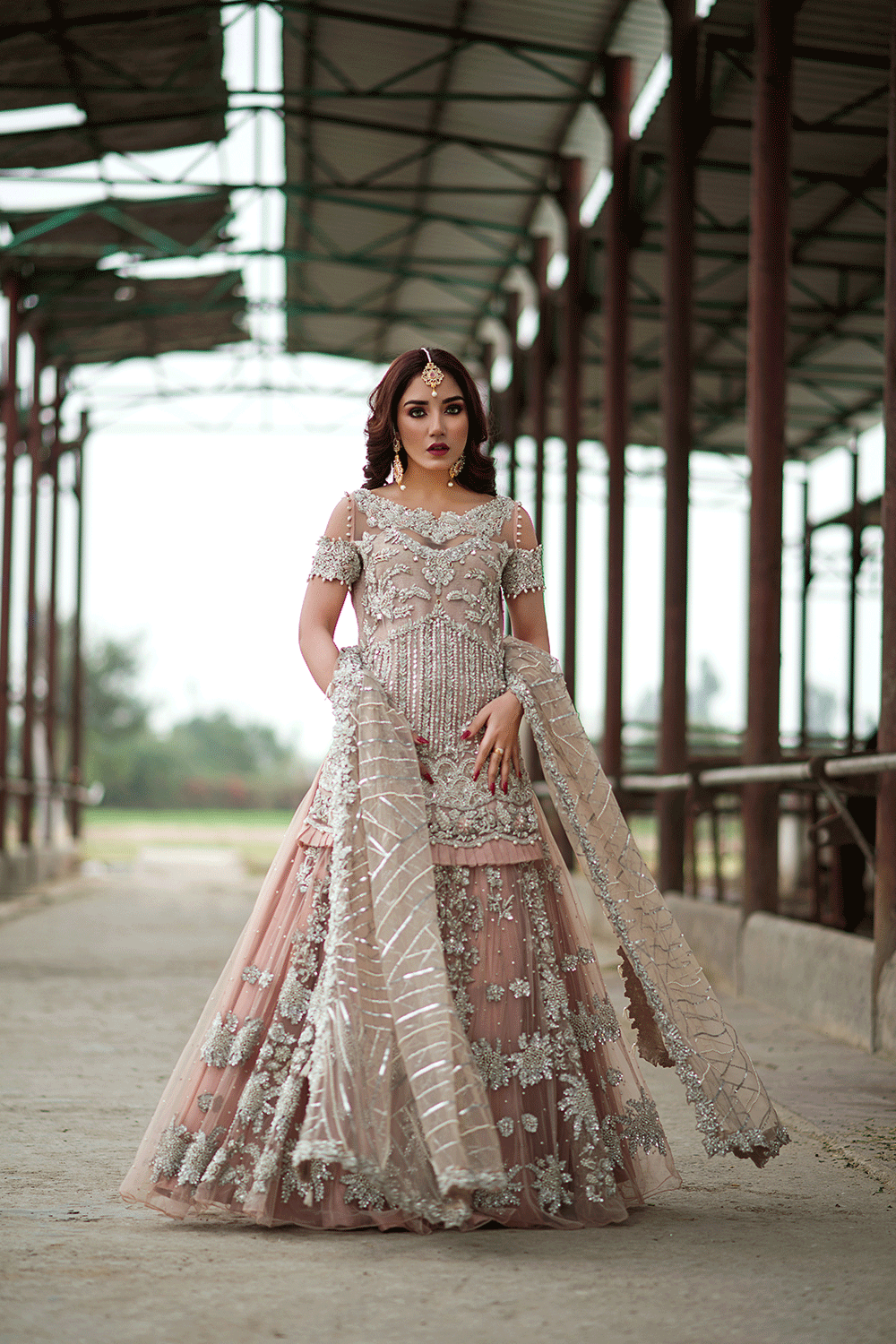 Pakistani designer bridal lehenga for walima online in USA