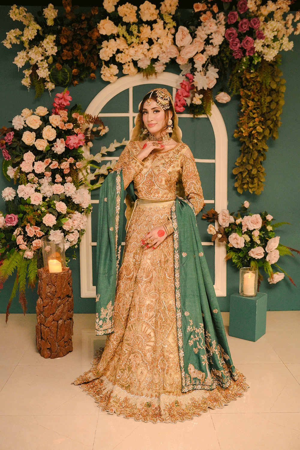 Pakistani bridal online designer lehenga