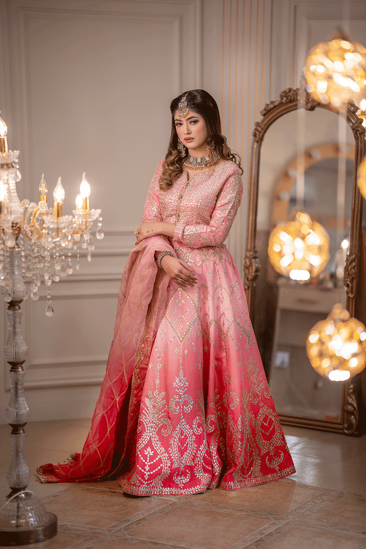 Pink Shaded Lehnga Choli (S-7)