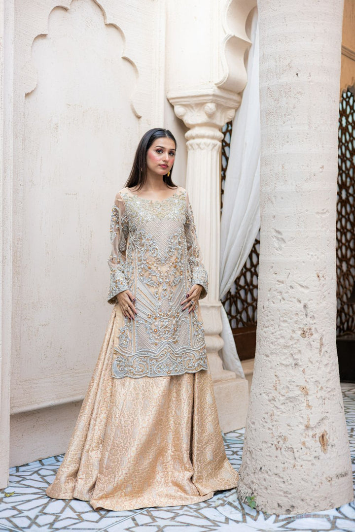 Peach Moti Lehnga (SFP-6PEACH)